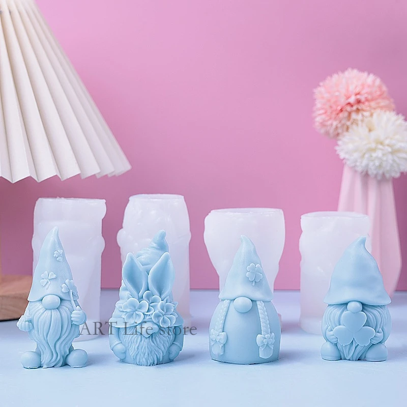 Soap Making Gifts - Рождественский карлик, силиконовая форма для свечей,