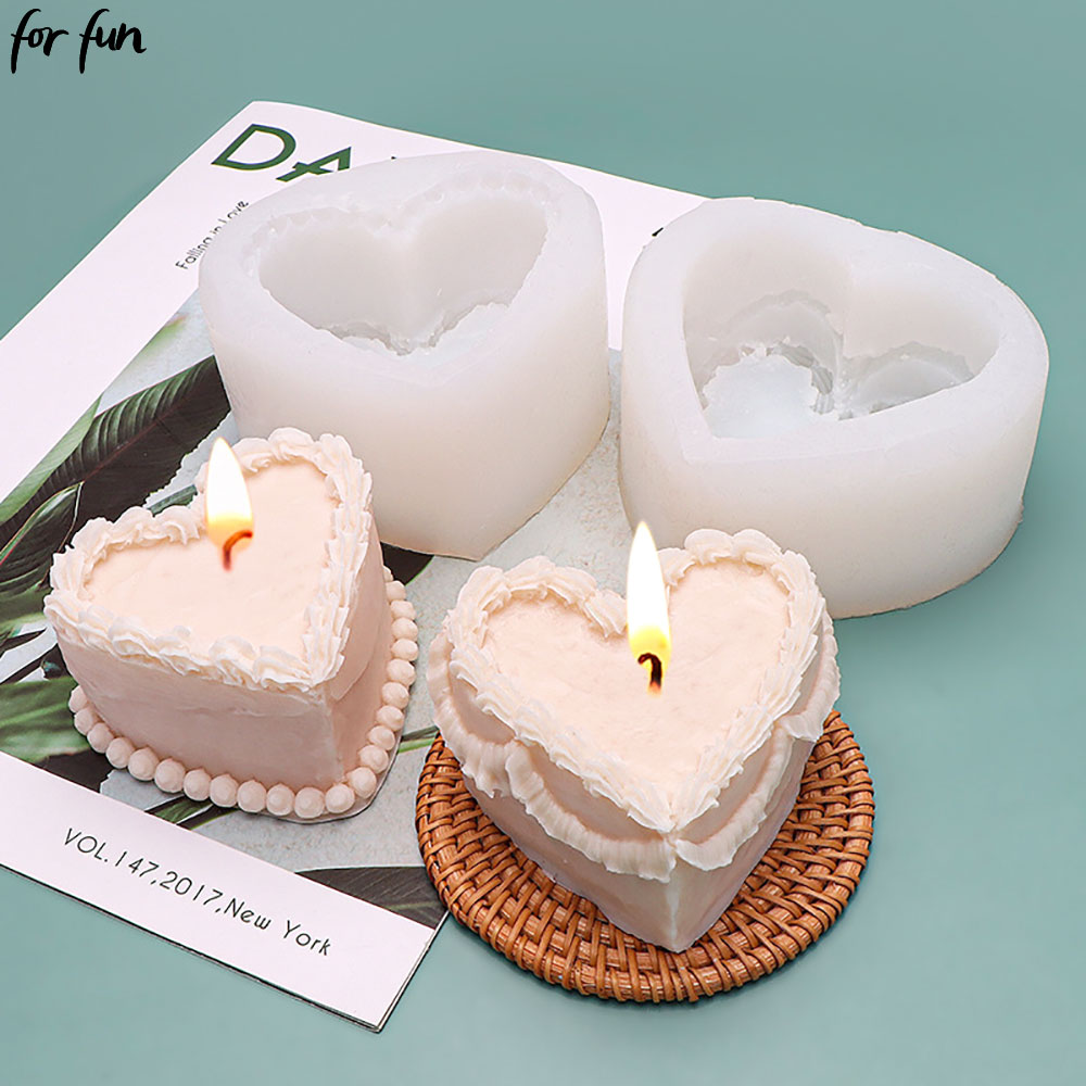 Soap Making Gifts - Для развлечения свеча в форме сердца,